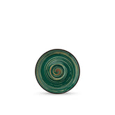 Wilmax Untertasse, 12 cm, Spiral Grün, Porzellan, WL-669534/B